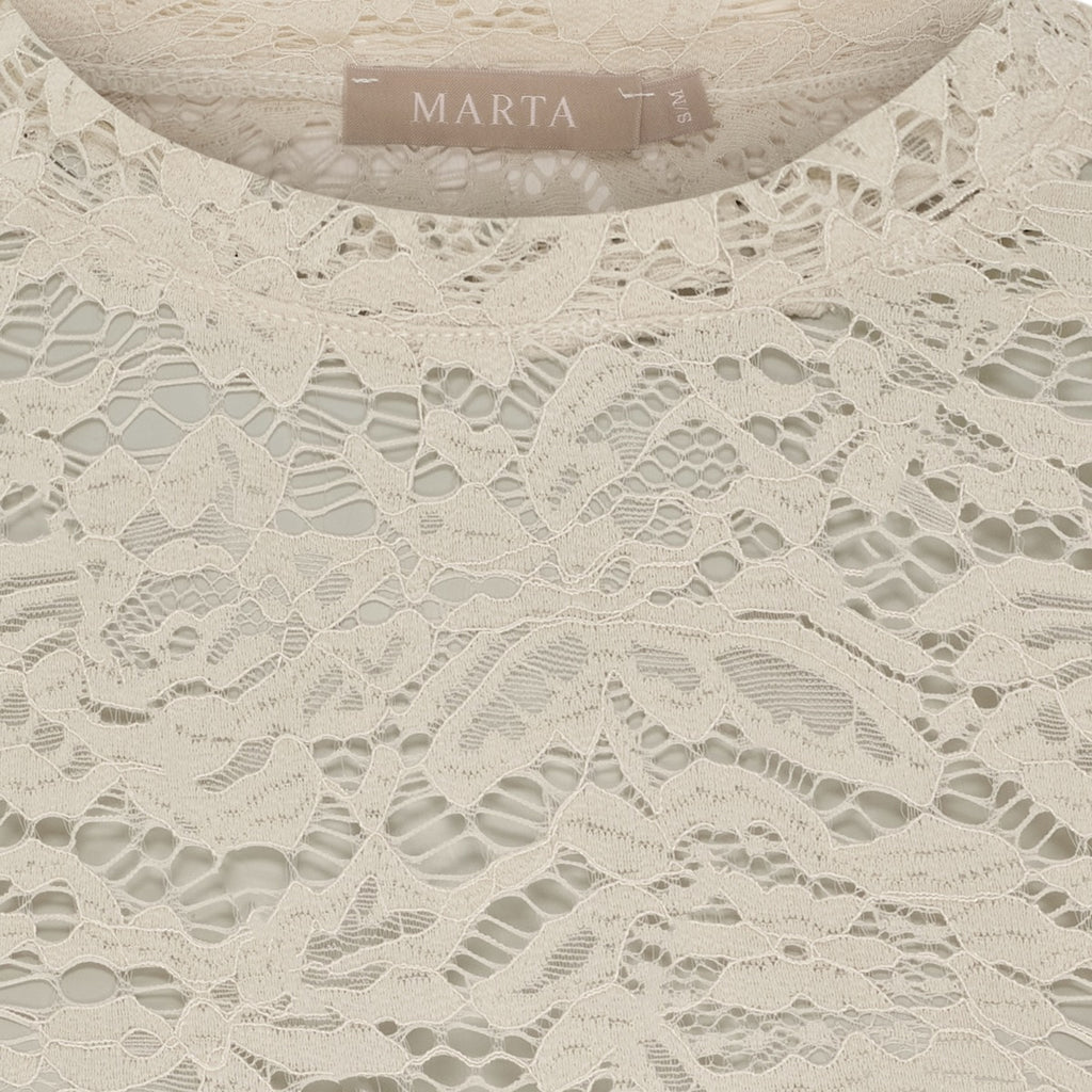 Marta Du Chateau Milley T-shirt Langærmet Beige