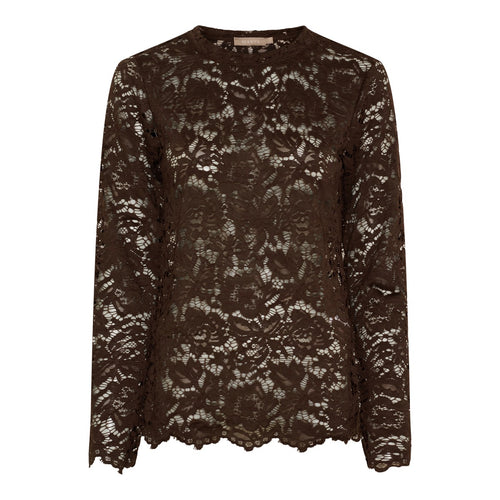 Marta Du Chateau Milley T-shirt Langærmet Moro Brun