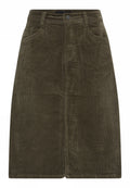Cero Nederdel Fløjl Dusty Leaf Grøn