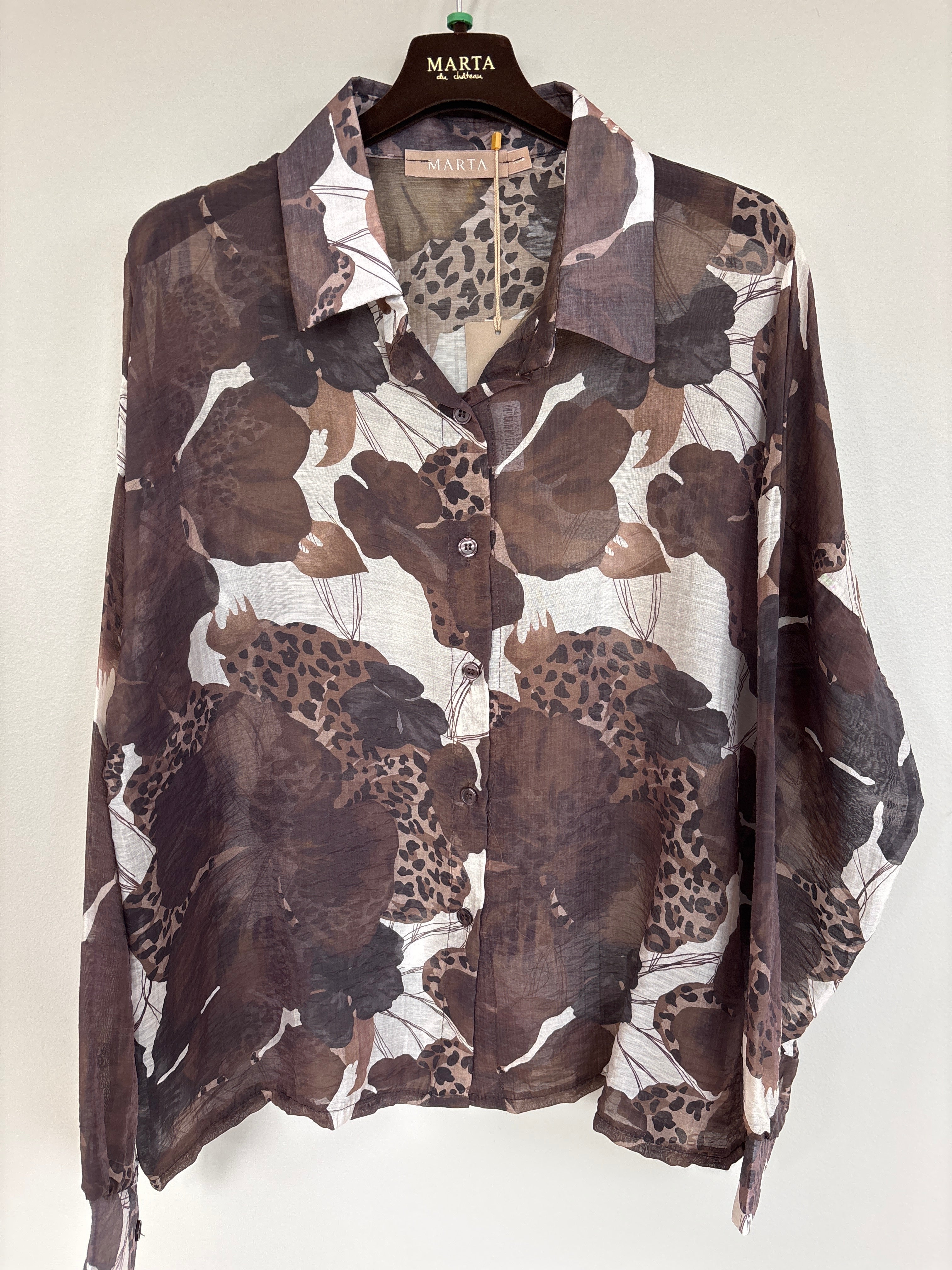 Marta Du Chateau Lake Skjorte Brun Beige