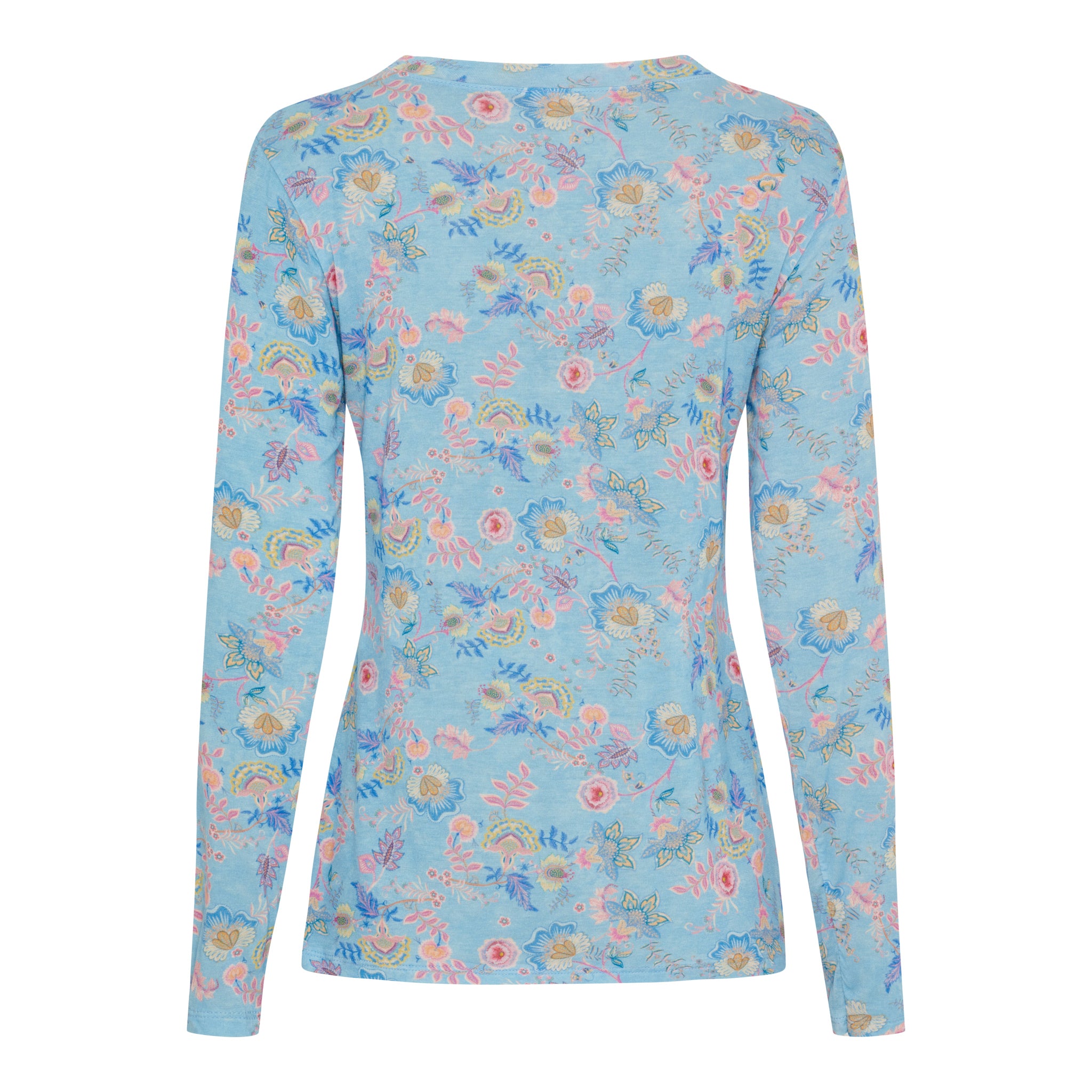 Marta Du Chateau Elissa Top Blomstret Celeste Blå