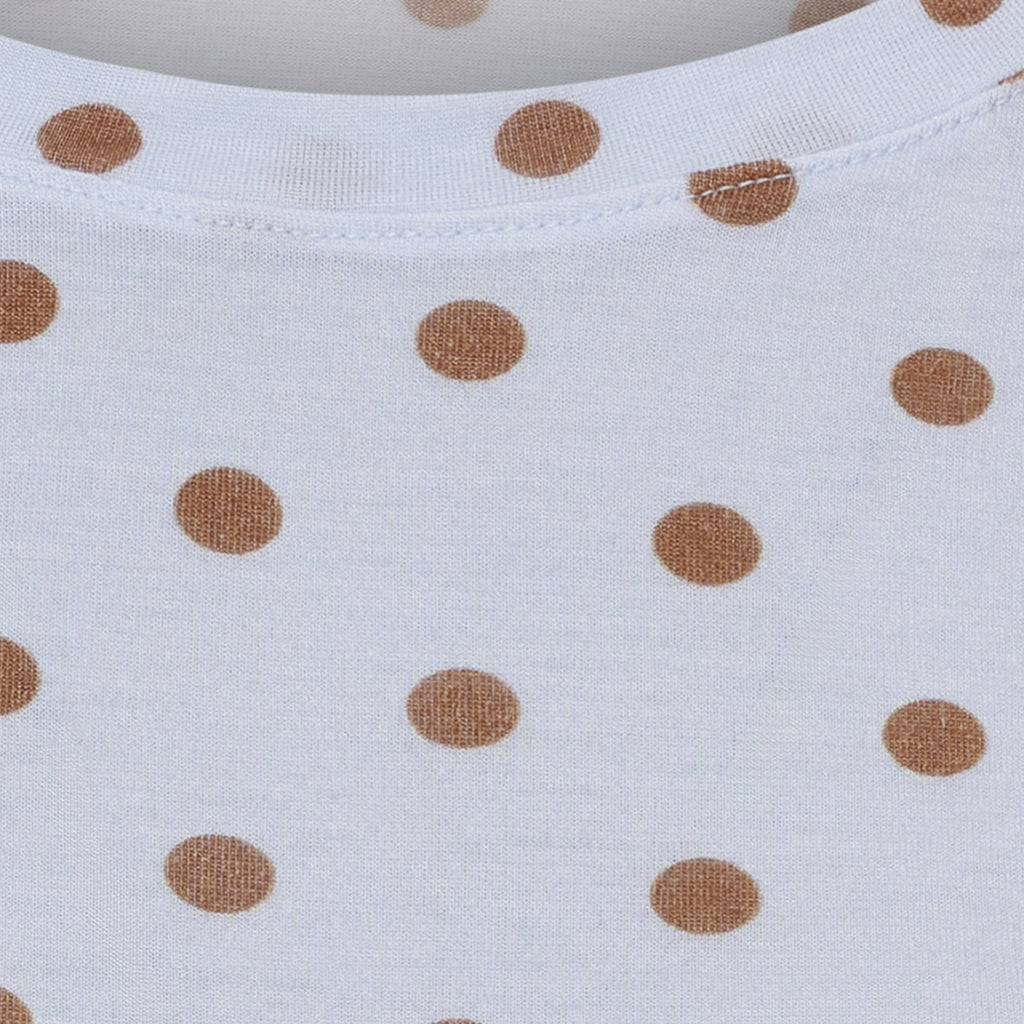 Marta Du Chateau Elissa Top Prikker Celeste Blå