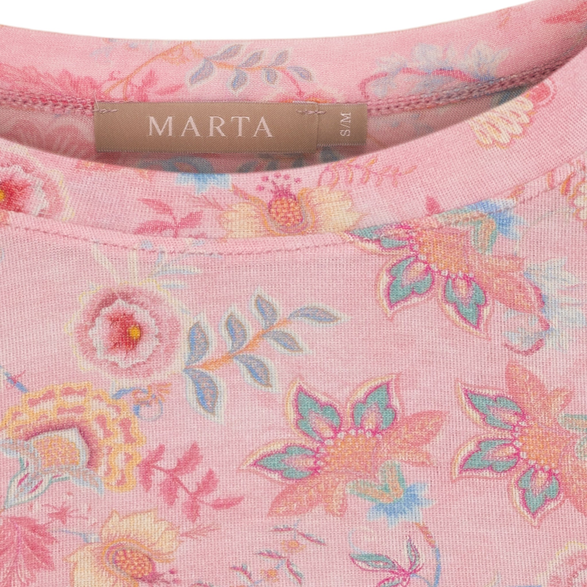 Marta Du Chateau Elissa Top Blomstret Rosa