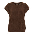 Marta Du Chateau Laya Strik Vest Moro Brun