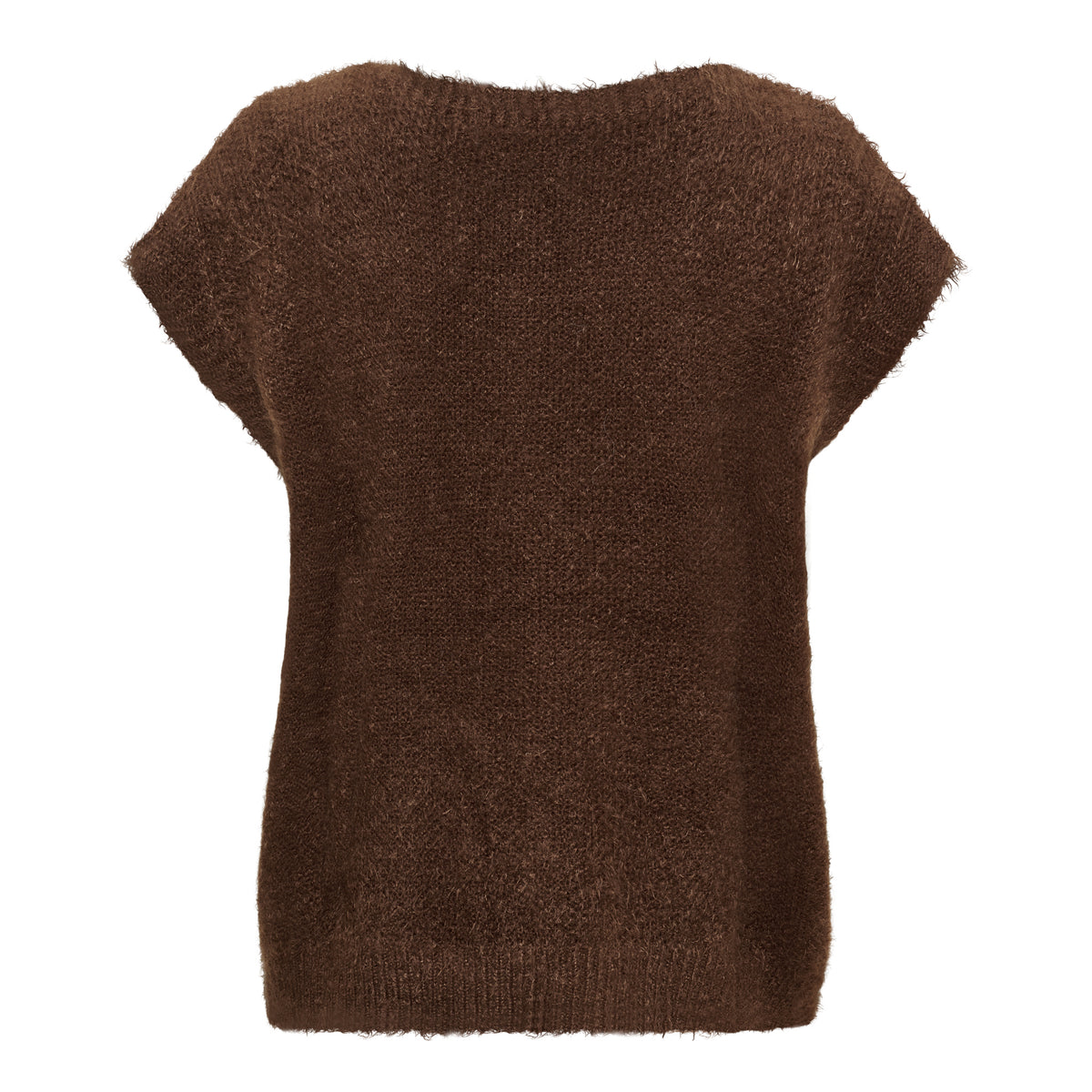 Marta Du Chateau Laya Strik Vest Moro Brun