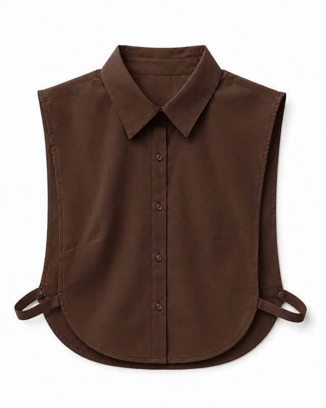 Ofelia Collar Skjortekrave Brun
