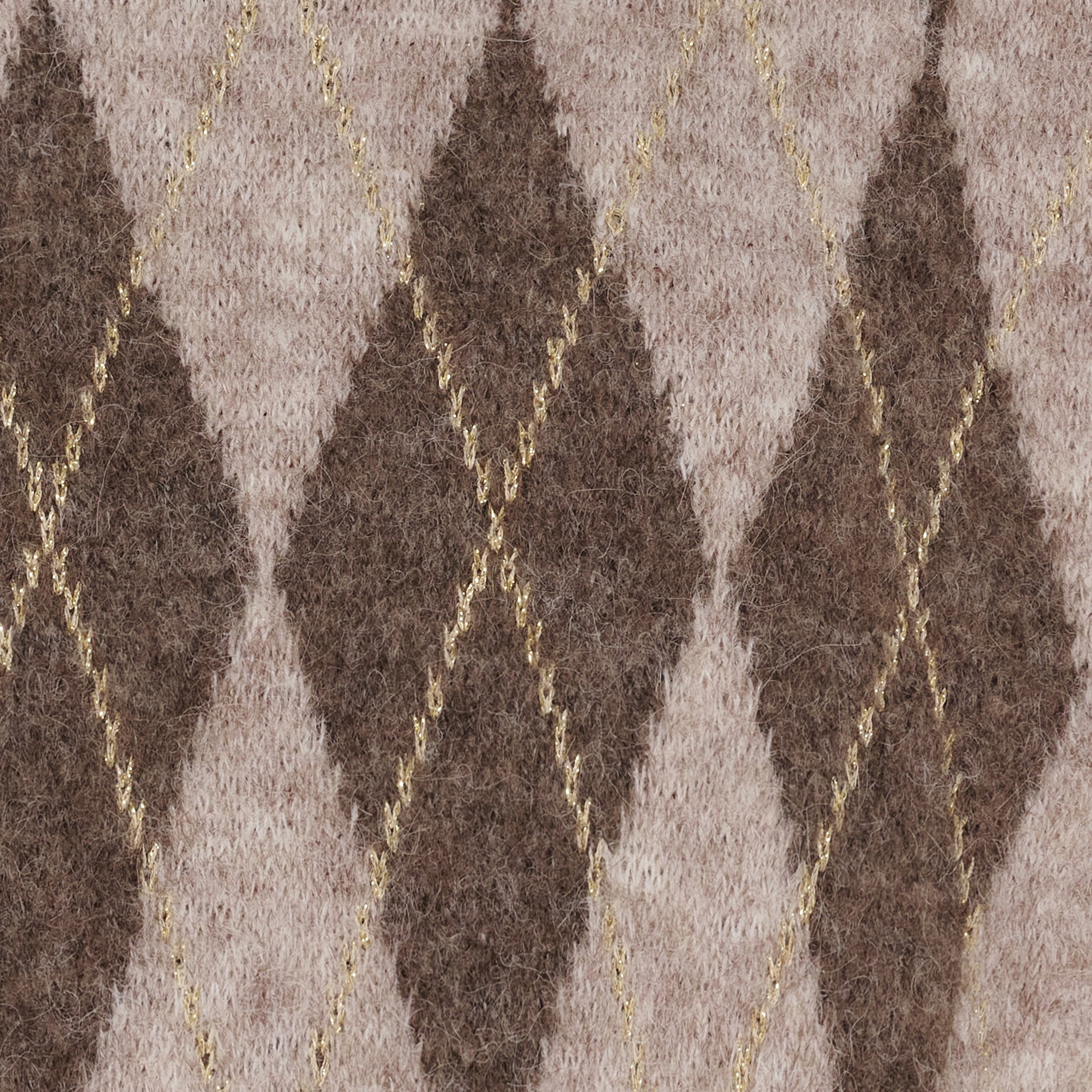 Marta Du Chateau Cora Strik Pullover Beige Guld