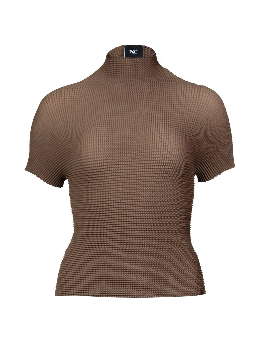 Nü Denmark Yonna T-shirt Mud Brun