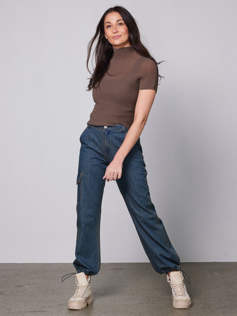 Nü Denmark Yonna T-shirt Mud Brun