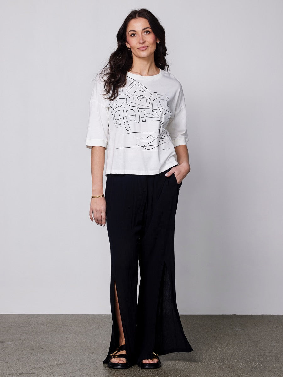 Nü Denmark Zilla T-Shirt Creme