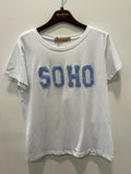 Marta Du Chateau Herdis T-shirt Hvid Sky Blå