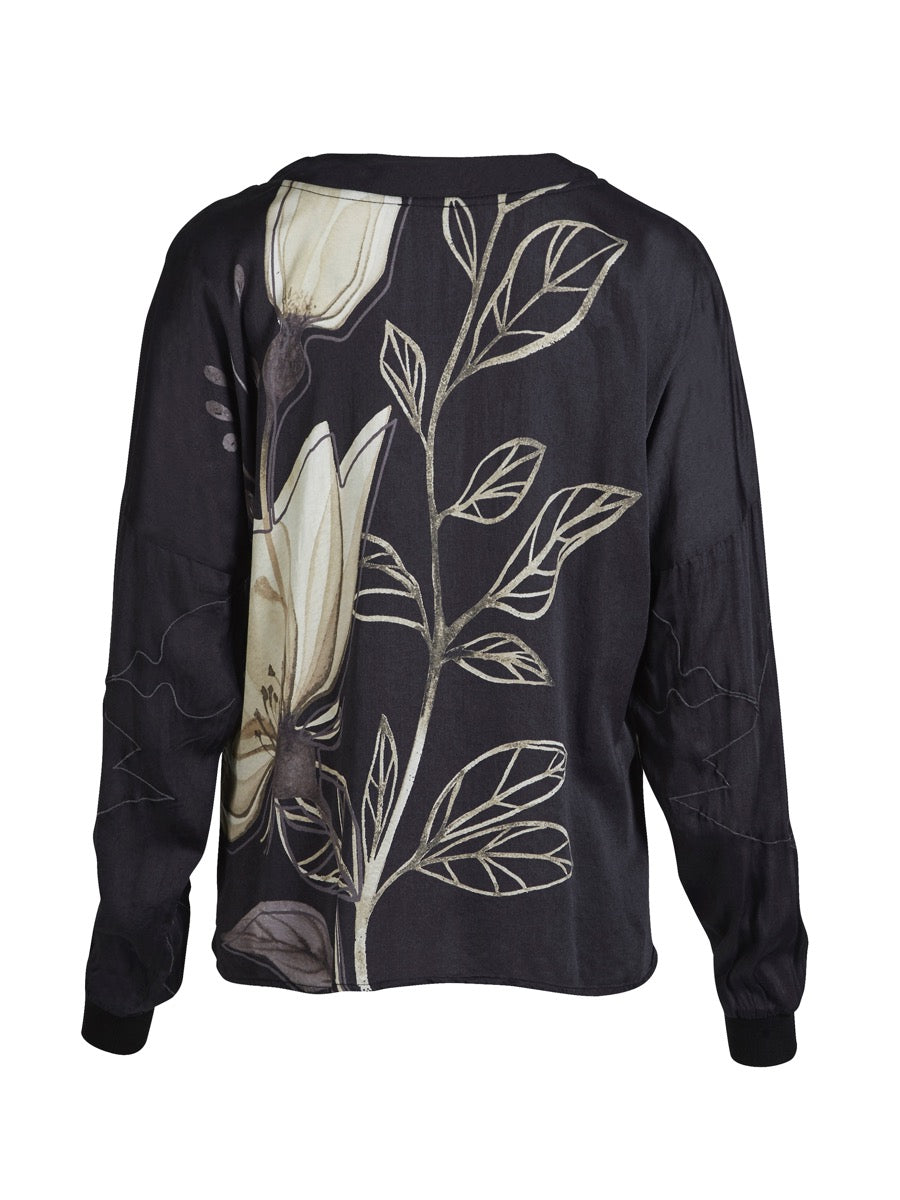 Nü Denmark Andy Bluse Sort Mix