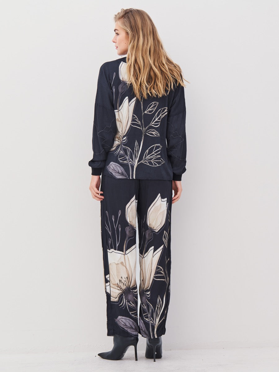 Nü Denmark Andy Bluse Sort Mix