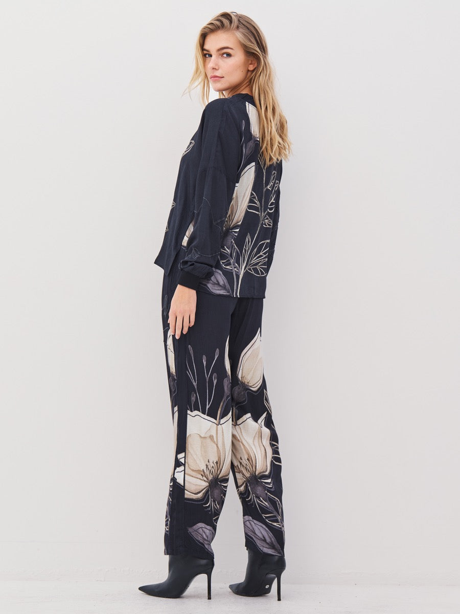 Nü Denmark Andy Bluse Sort Mix