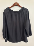 Marta Du Chateau Juniper Bluse Sort