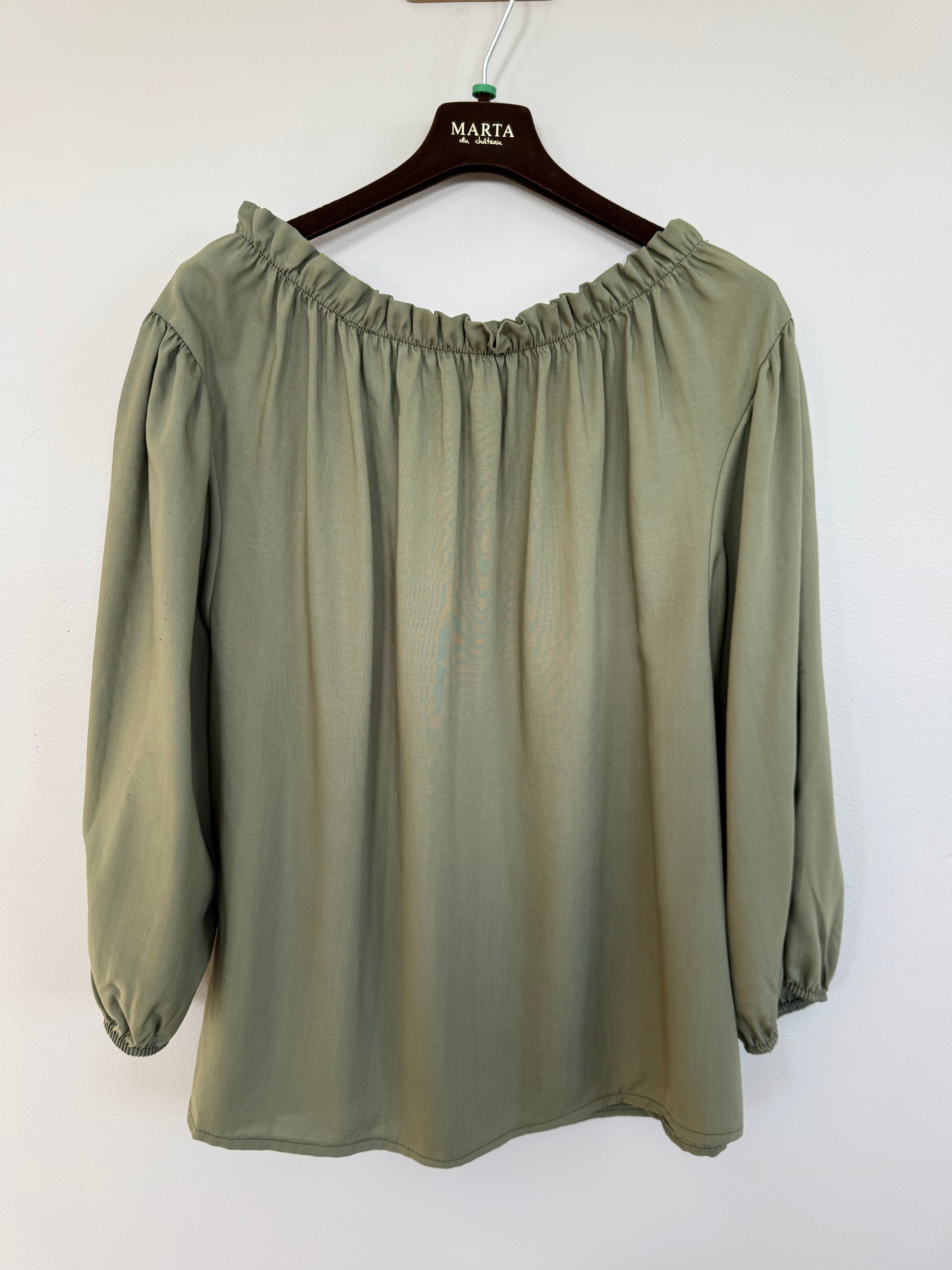Marta Du Chateau Juniper Bluse Mili Grøn