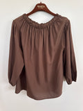 Marta Du Chateau Juniper Bluse Moro Brun