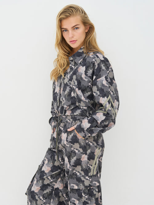Nü Denmark Claire Short Jakke Army Mix