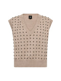 Nü Denmark Charlie Strik Vest Seasand Mix