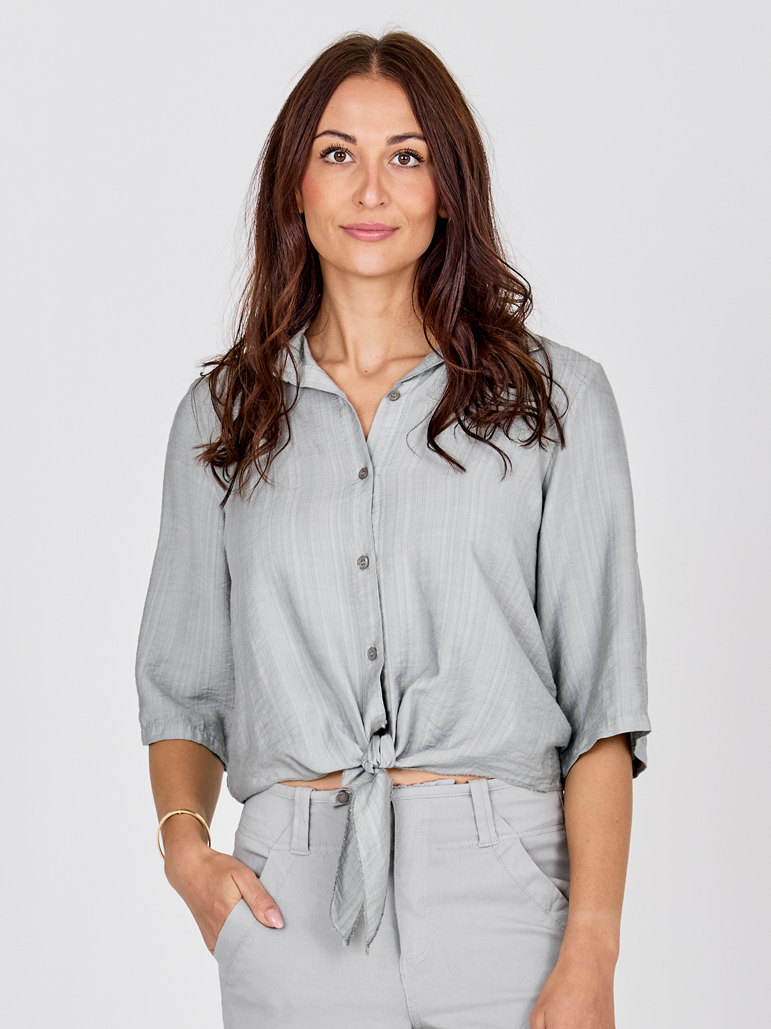 Nü Denmark Caitlin Skjorte Blue Mint