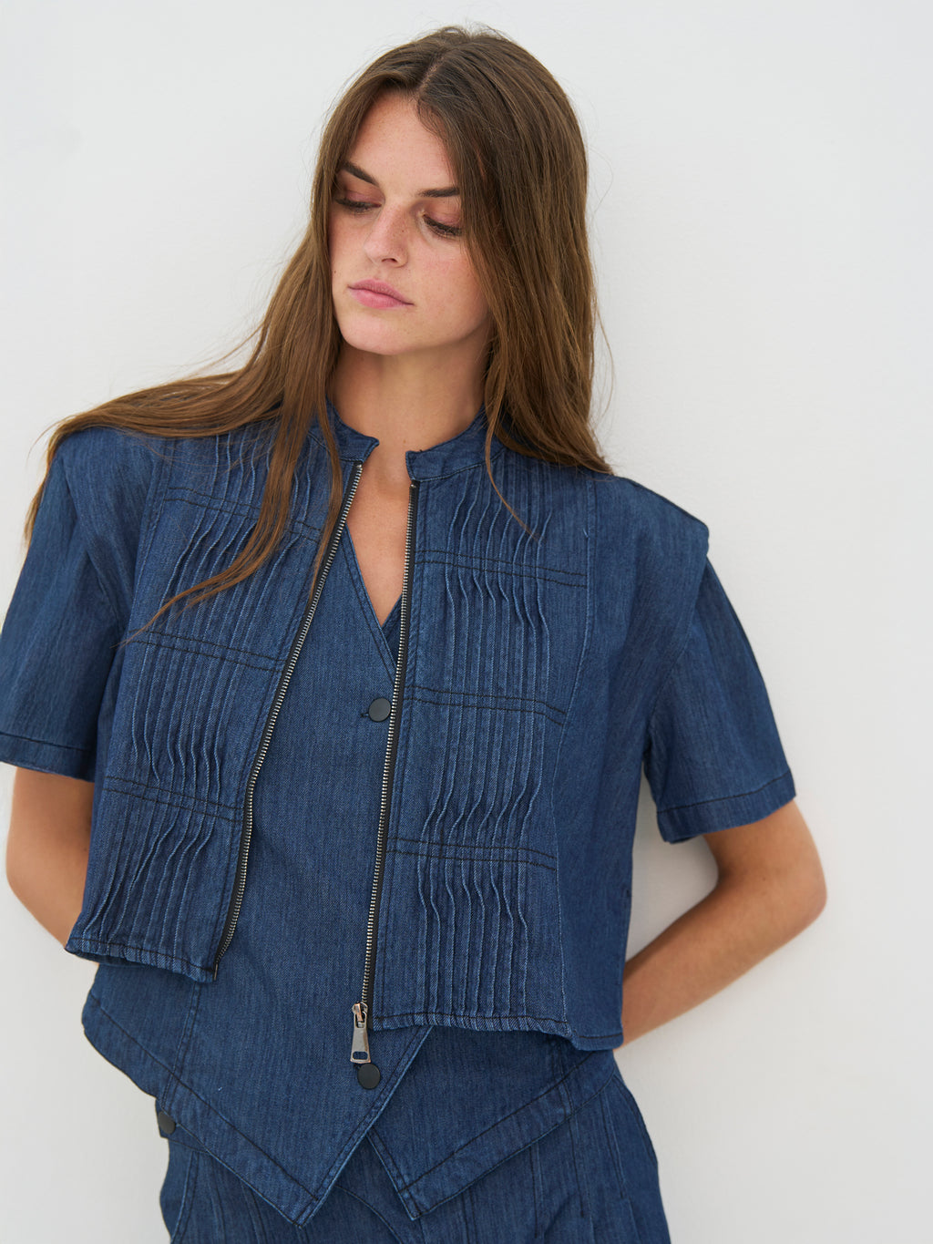 Nü Denmark Carlene Jakke Denim Blå