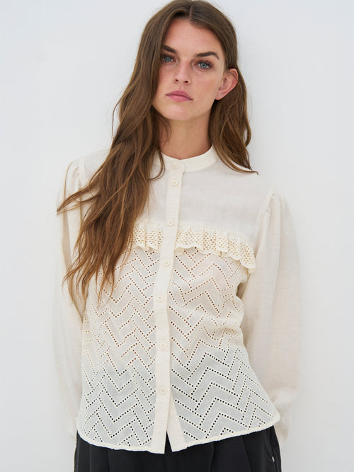 Nü Denmark Connie Skjorte Bone