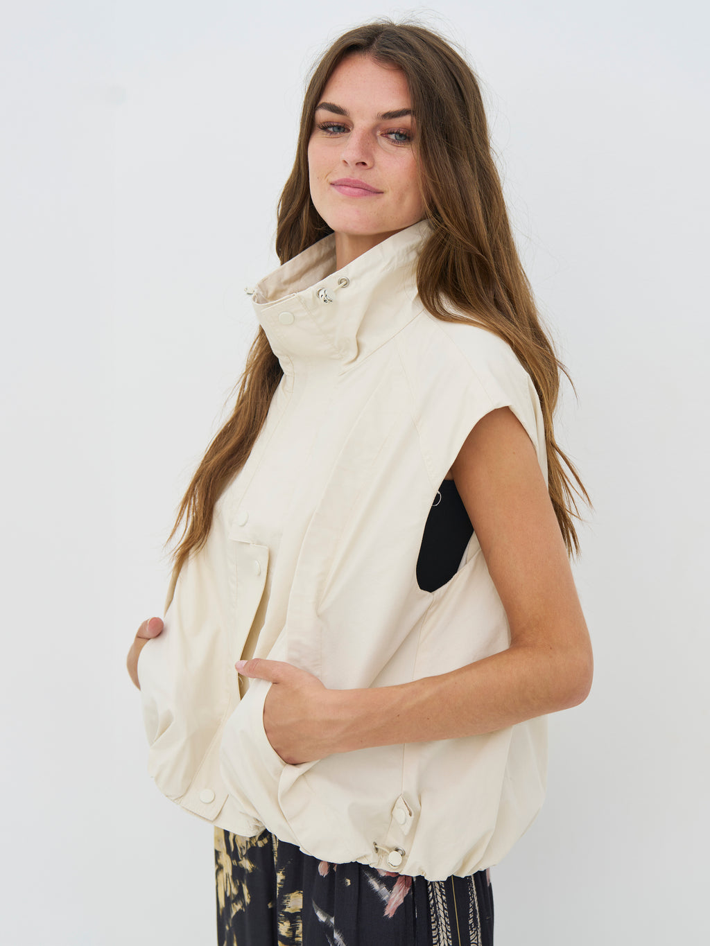 Nü Denmark Chelsea Vest Bone Hvid
