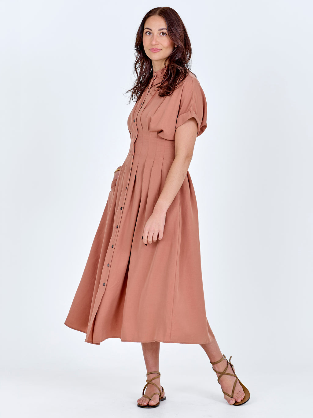 Nü Denmark Cambria Kjole Marsala Rosa