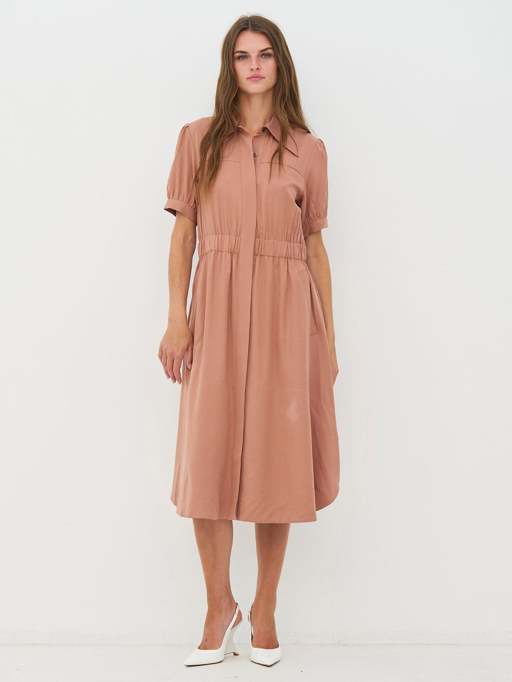 Nü Denmark Cambria Kjole Marsala Rosa
