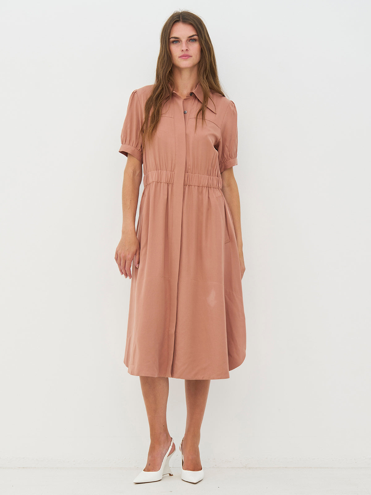 Nü Denmark Cambria Kjole Marsala Rosa