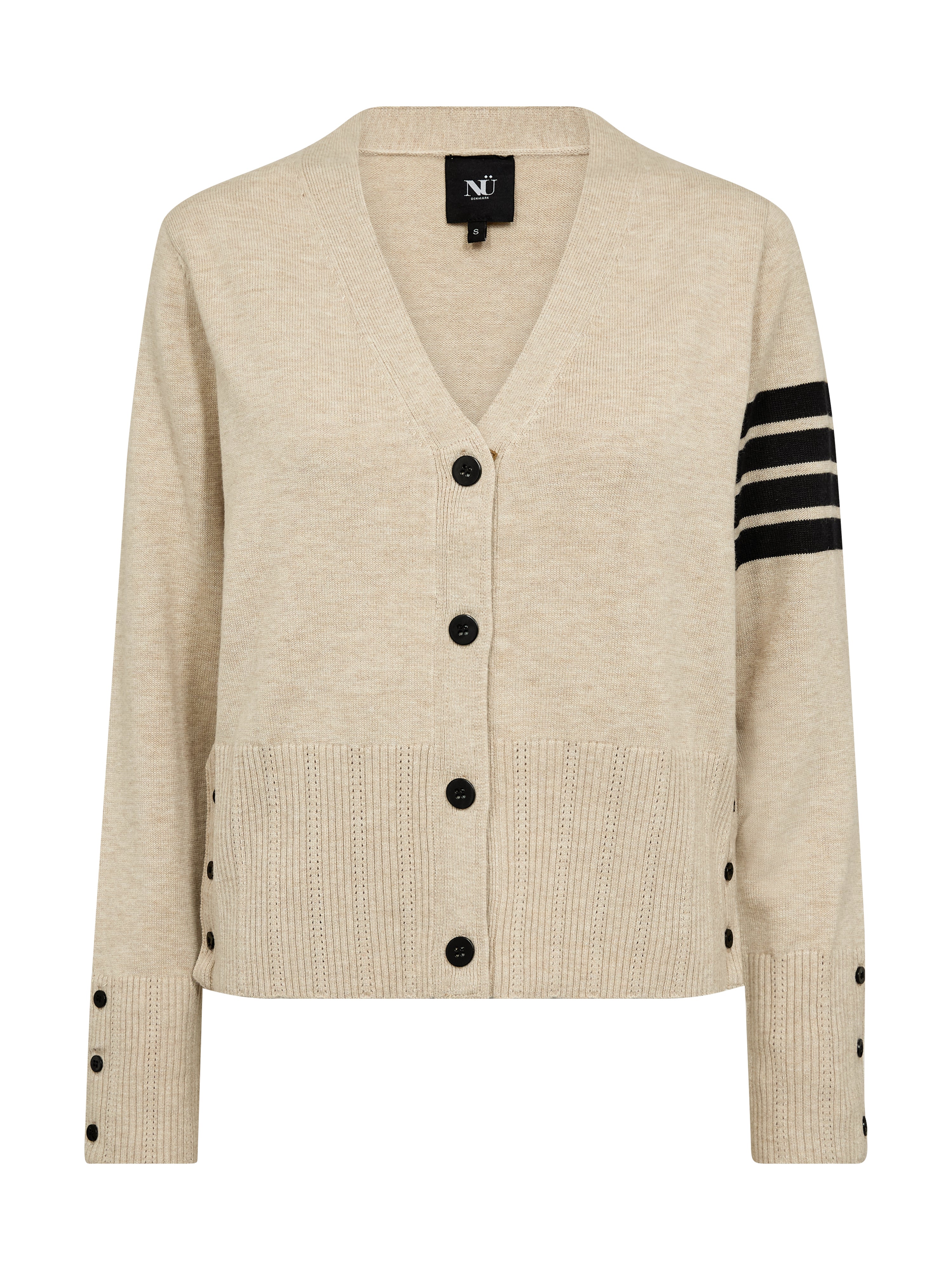 Nü Denmark Crista Strik Cardigan Seasand Mix