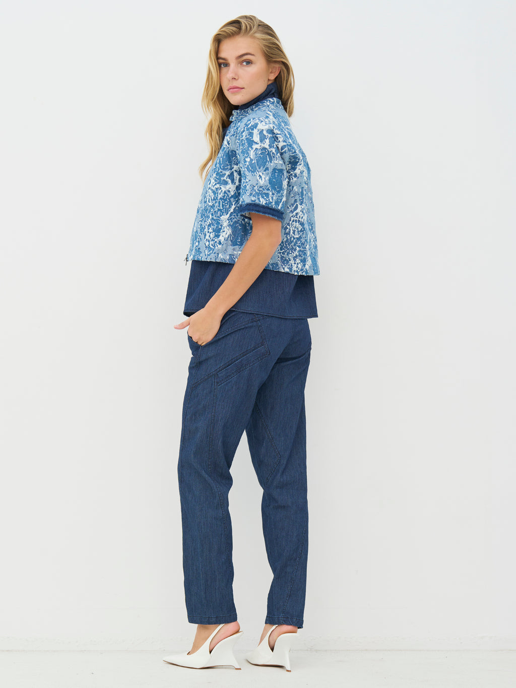 Nü Denmark Cecil Bukser Denim Blå