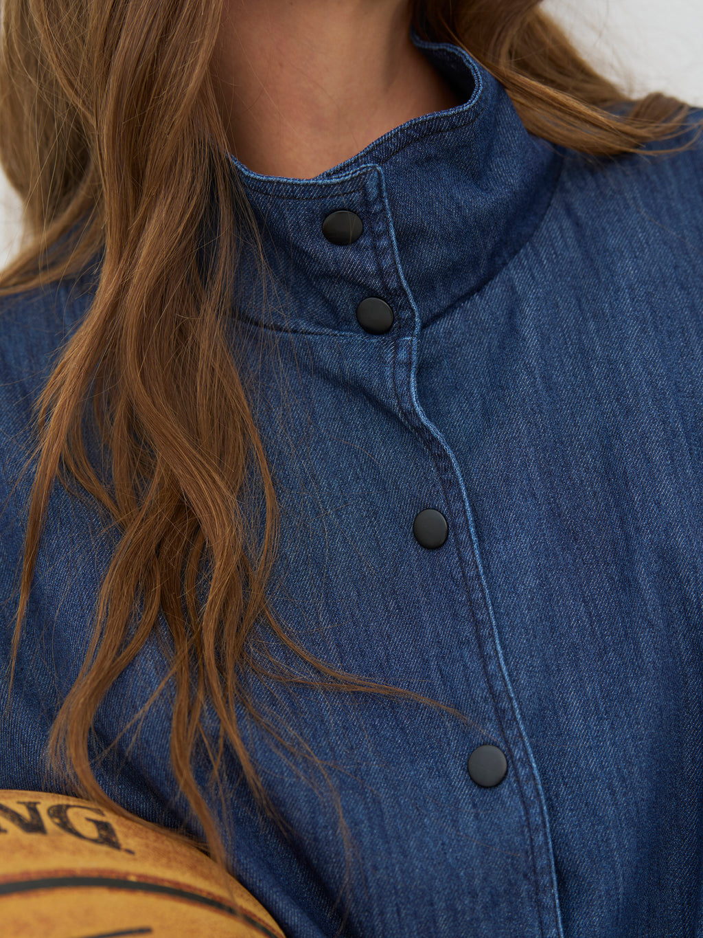 Nü Denmark Cecil Vest Denim Blå