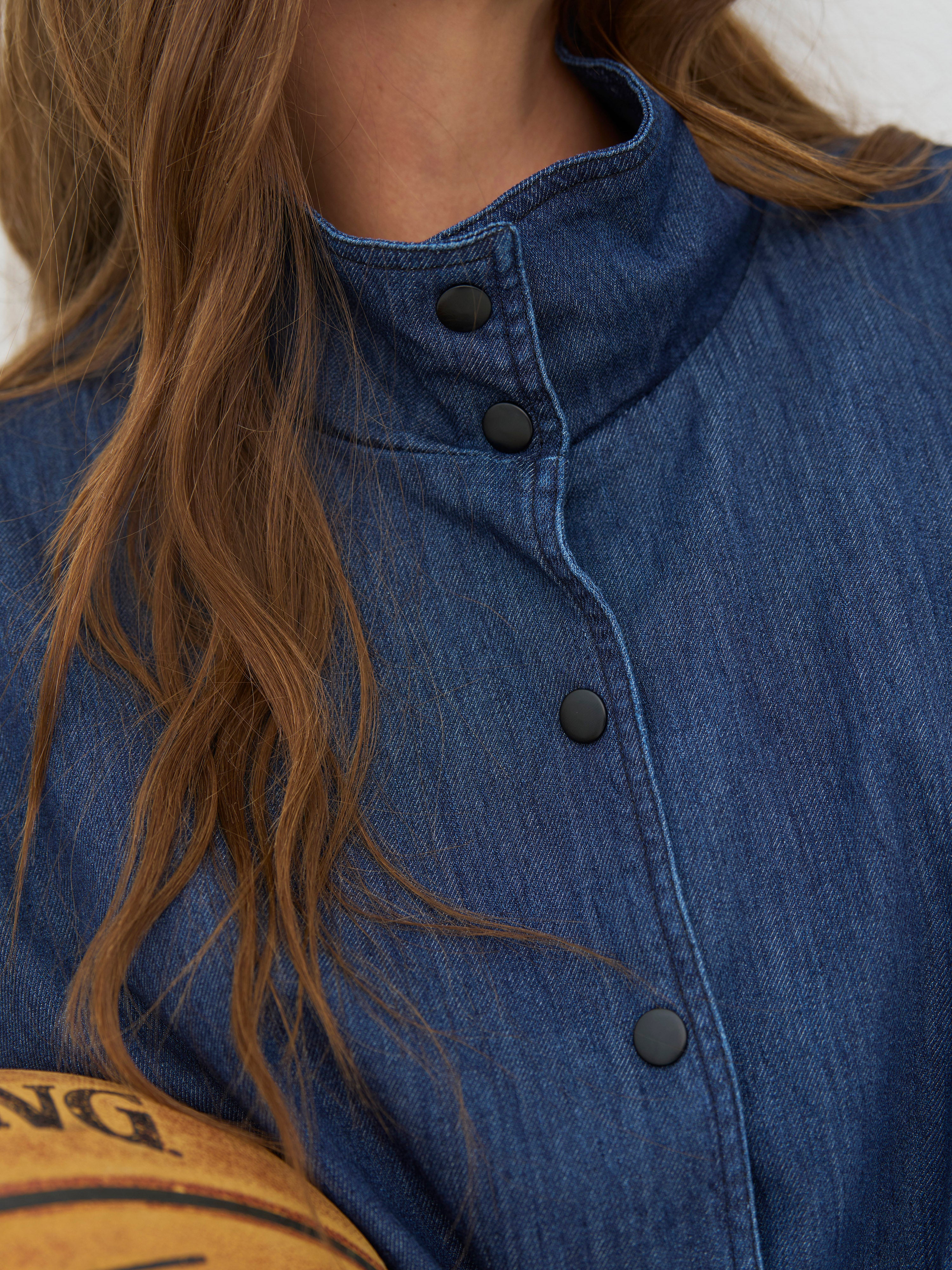 Nü Denmark Cecil Vest Denim Blå