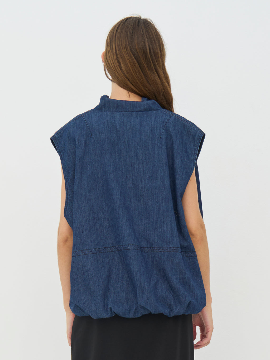 Nü Denmark Cecil Vest Denim Blå