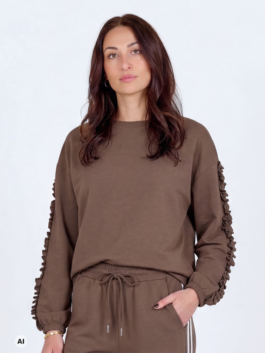 Nü Denmark Camille Bluse Brun Mix
