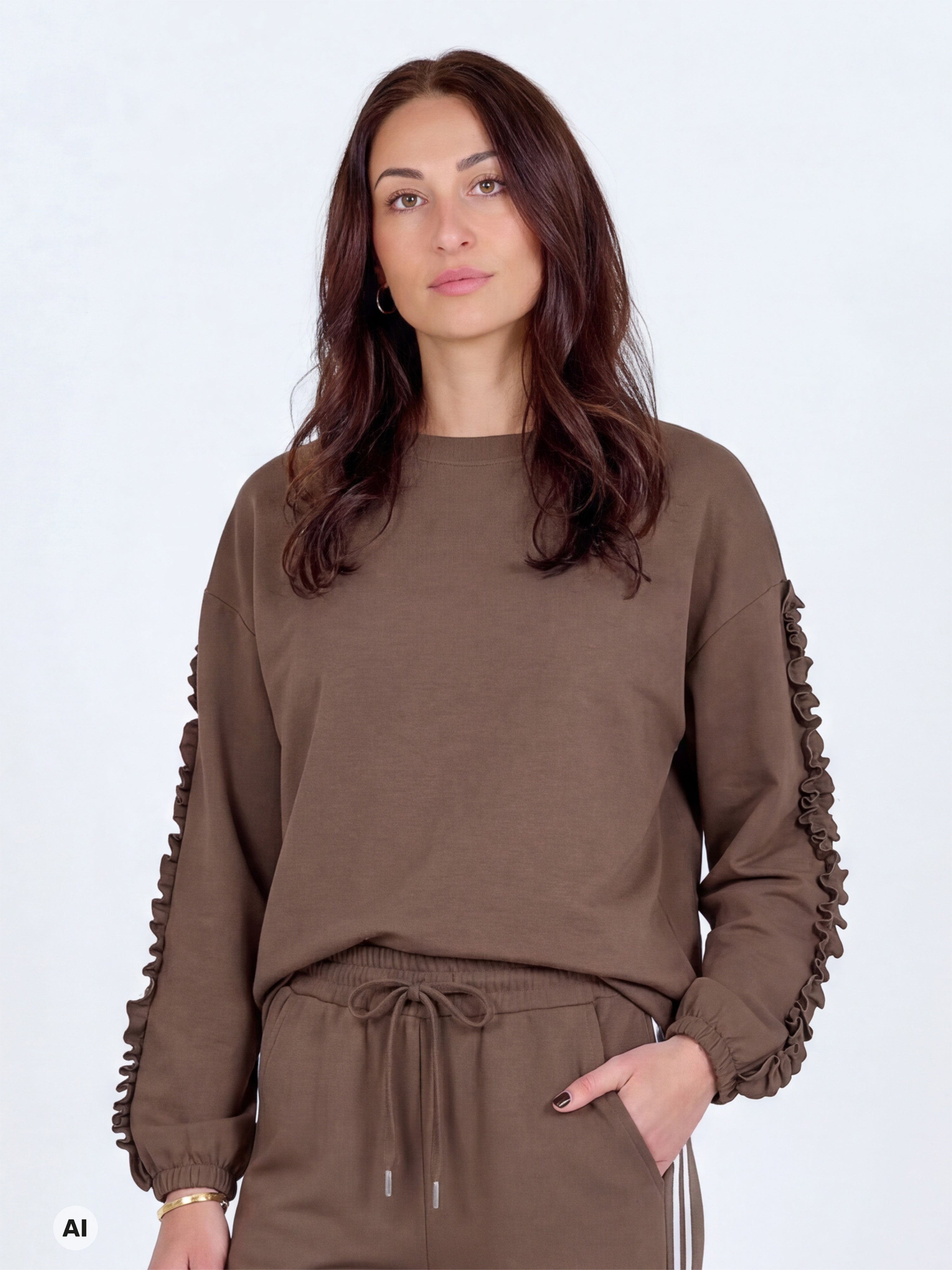 Nü Denmark Camille Bluse Brun Mix