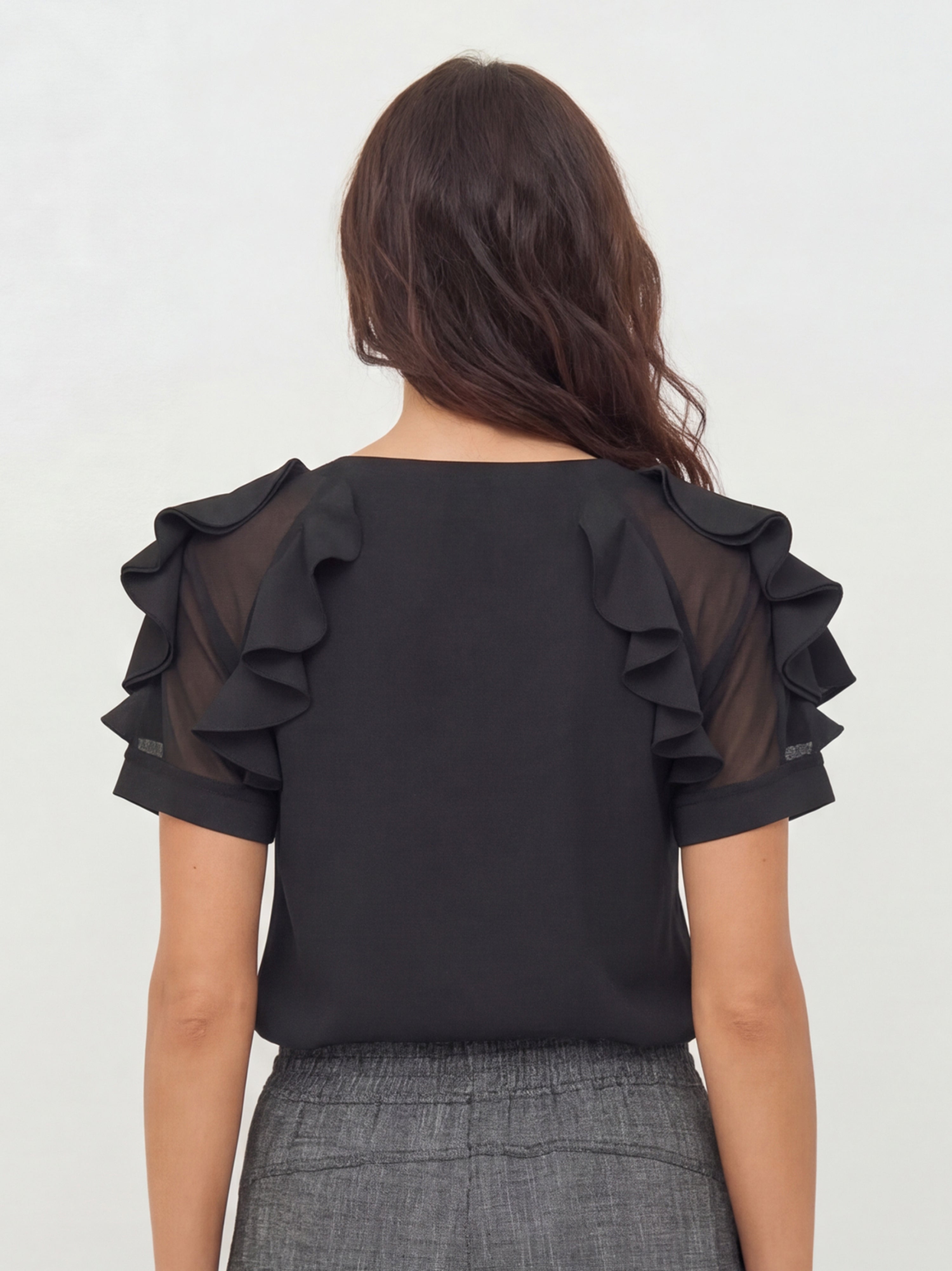Nü Denmark Bao Bluse Sort