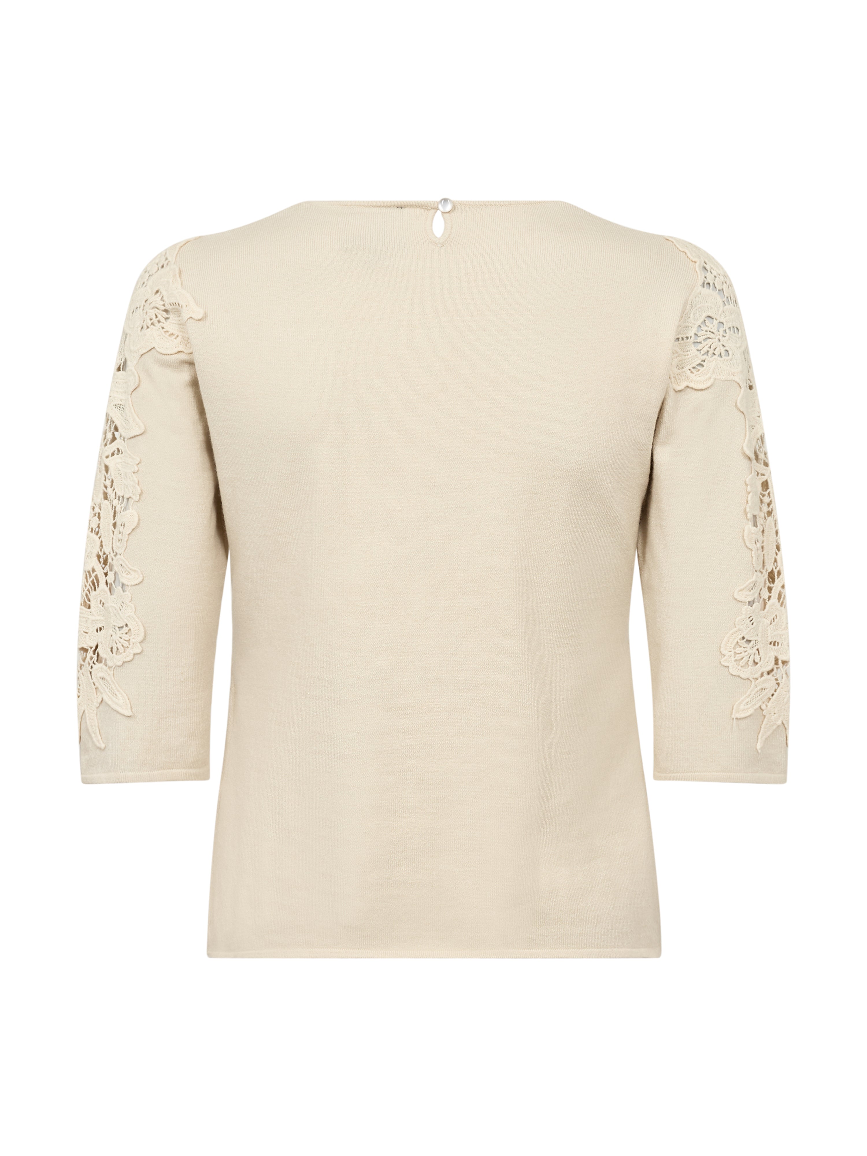 Nü Denmark Dac Strik Bluse Bone Hvid