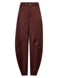 Nü Denmark Emory Bukser Burgundy Rød