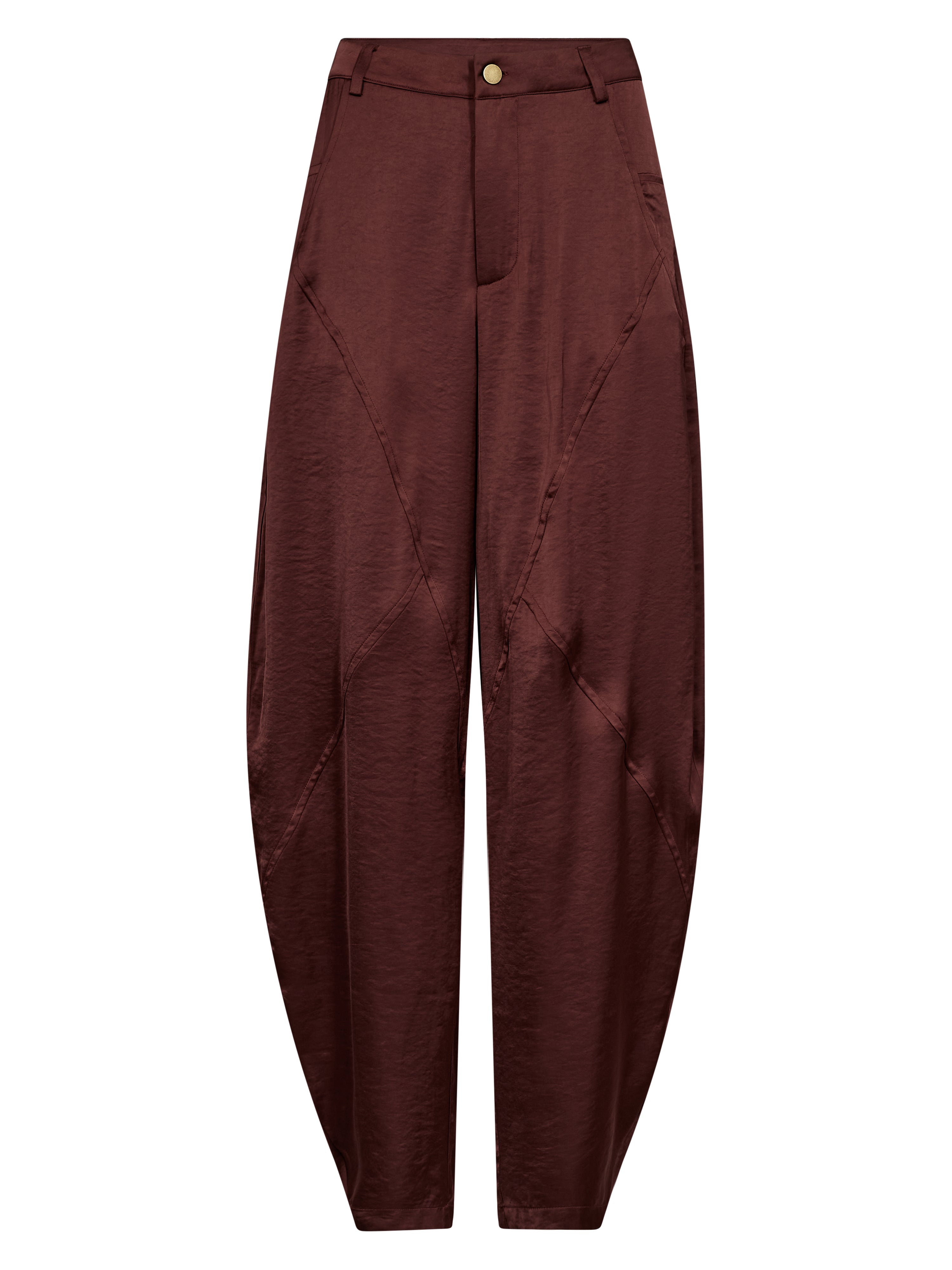 Nü Denmark Emory Bukser Burgundy Rød