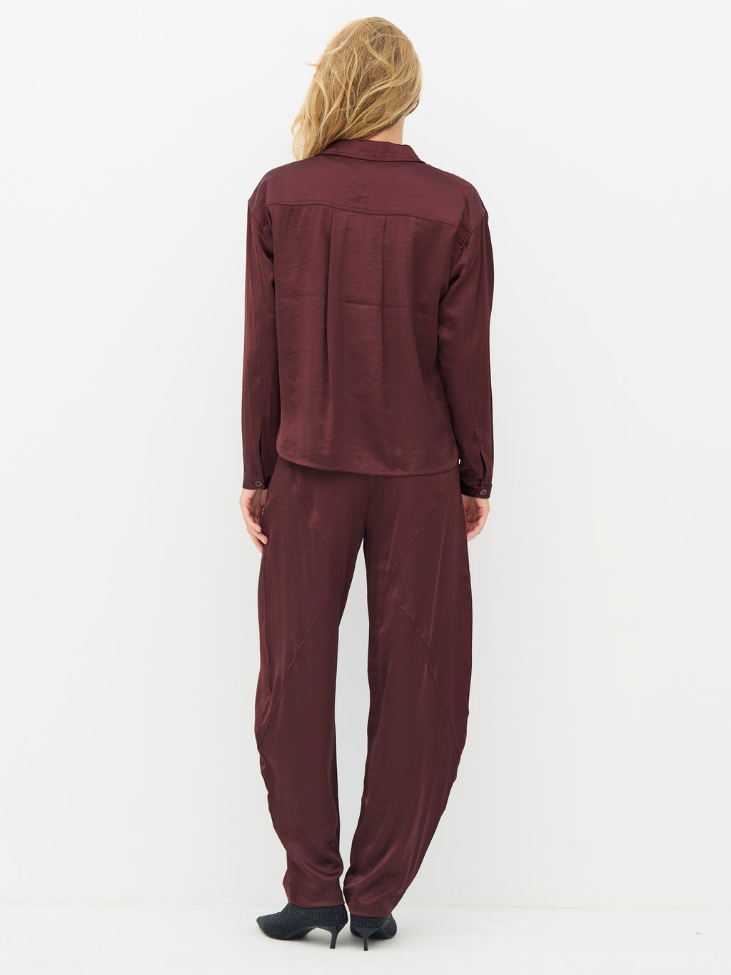 Nü Denmark Emory Bukser Burgundy Rød
