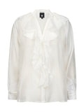 Nü Denmark Elly Skjorte Frill Creme