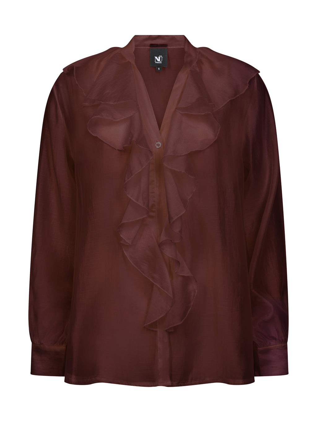 Nü Denmark Elly Skjorte Burgundy Rød