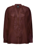 Nü Denmark Elly Skjorte Burgundy Rød