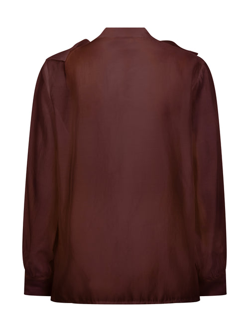 Nü Denmark Elly Skjorte Burgundy Rød