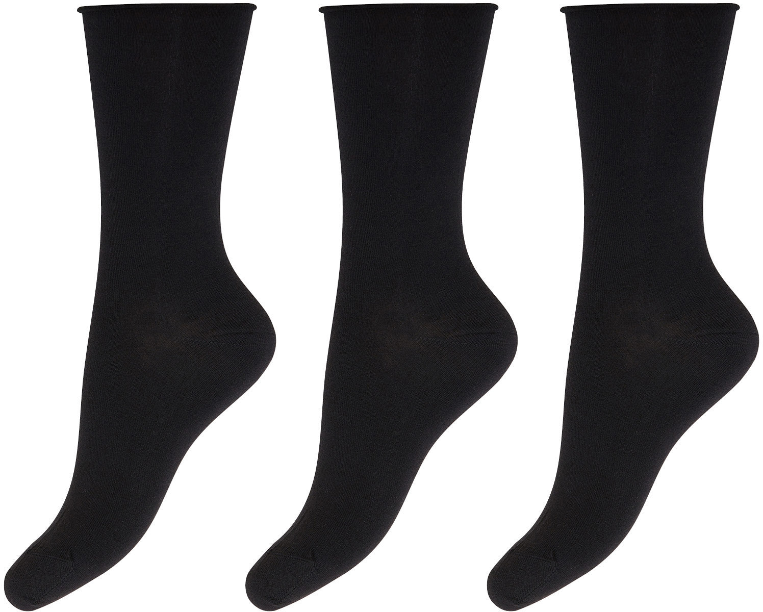 DECOY 3 Pack Ankle Sokker Bamboo Sort