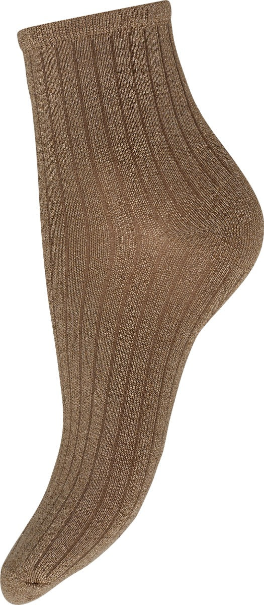 DECOY 3 Pack Ankle Sokker Bamboo Guld Rosa Lysegrå