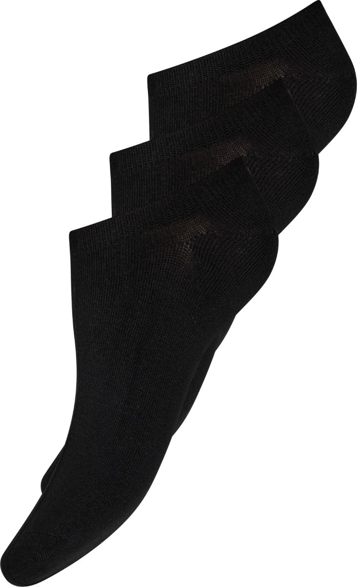 DECOY 3 Pack Sneaker Sokker Sort