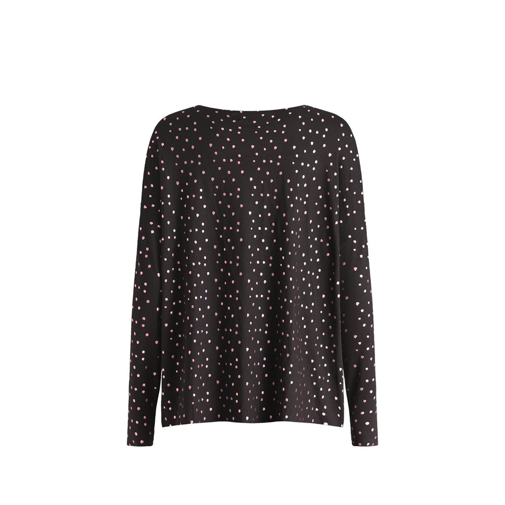 Liberte Alma Top Langærmet Sort Pink